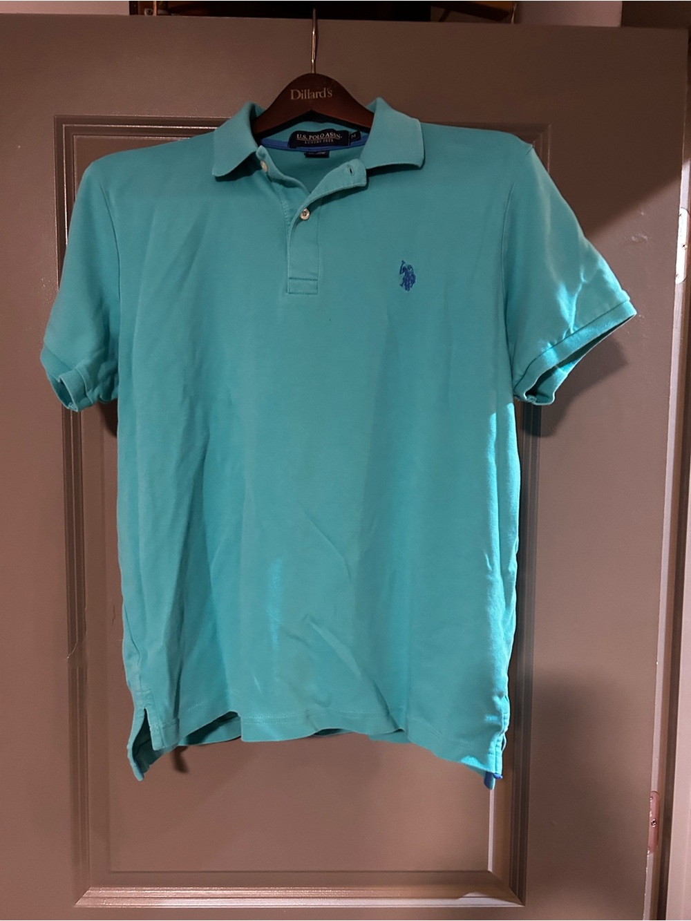 U.S. Polo Assn. Teal Short-Sleeve Polo